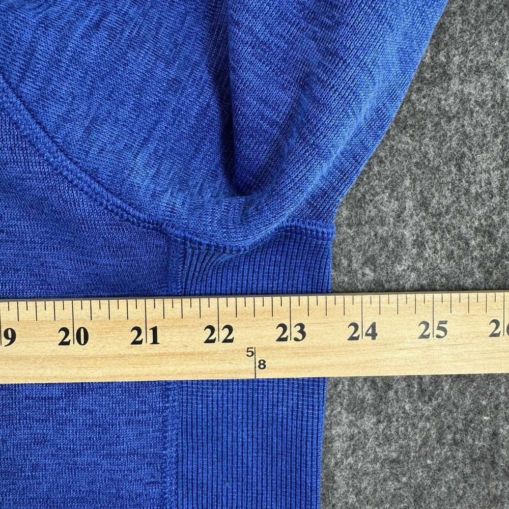 Under Armour ColdGear Men's XL 1/4 Zip Pullover Blue Loose Fit Long Sleeve